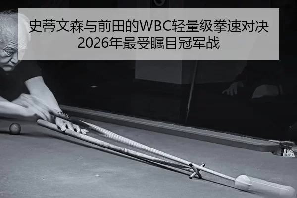 史蒂文森与前田的WBC轻量级拳速对决 2026年最受瞩目冠军战